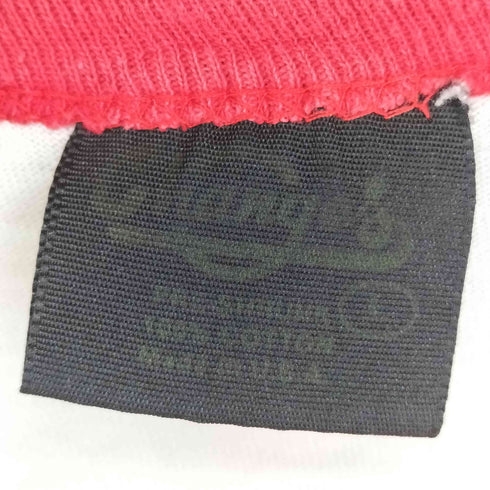 USA製 フロントプリント S/S リンガーTシャツ メンズ import:L