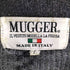 マガー MUGGER イタリア製 総柄 3D クルーネック ニット セーター メンズ import:L