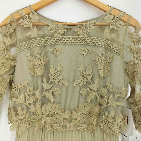 Dorry Doll オリジナル柄レース×プリーツワンピース レディース JPN:40