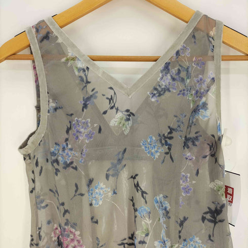 ジルスチュアート JILLSTUART 24SS フラワープリント ノースリーブ ワンピース レディース JPN:2