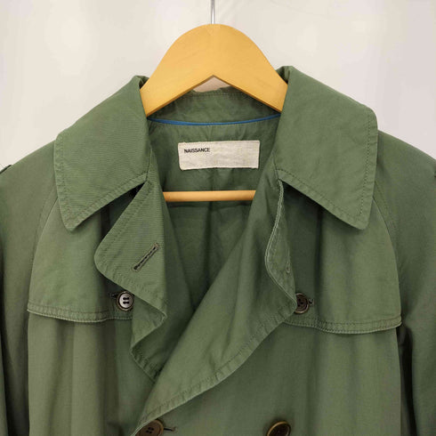ネサンス NAISSANCE ミリタリー コットン トレンチコート メンズ import:S
