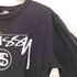 ステューシー Stussy 00s メキシコ製 コットン フロントロゴプリント クルーネック長袖Tシャツ メンズ import:M