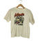 袖裾シングル フロントプリントクルーネックTシャツ メンズ