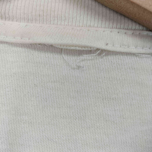 袖裾シングル フロントプリントクルーネックTシャツ メンズ