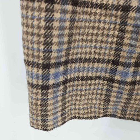 オリーブデオリーブ OLIVE des OLIVE スナップボタン 千鳥格子柄ロングコート レディース import:M