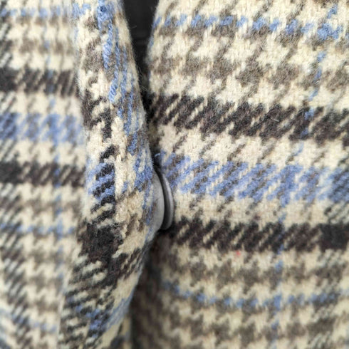 オリーブデオリーブ OLIVE des OLIVE スナップボタン 千鳥格子柄ロングコート レディース import:M