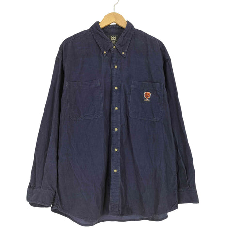 リー Lee SPORT チームロゴ刺繍コーデュロイシャツ メンズ XL