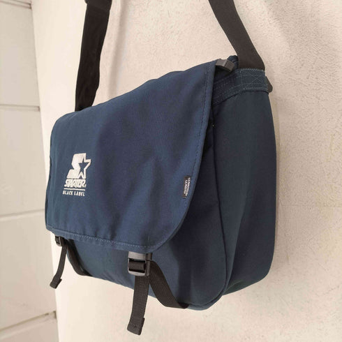 スターターブラックレーベル STARTER BLACK LABEL ロゴ刺繍メッセンジャーバッグ メンズ