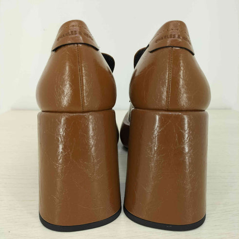チャールズアンドキース CHARLES&KEITH Monique モニーク プラットフォームローファーパンプス レディース JPN:24.5