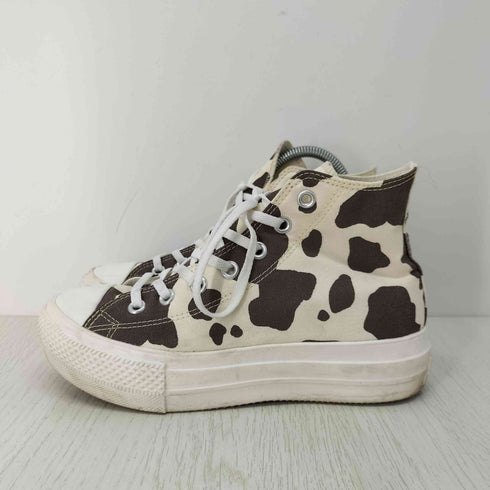 コンバース CONVERSE ALL STAR LIGHT PLTS COWSPOT HI レディース 23.5