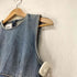 ザラ ZARA デニムノースリーブワンピース レディース import:M