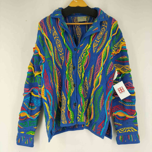 クージー COOGI 90S 3Dニットカーディガン メンズ import:M