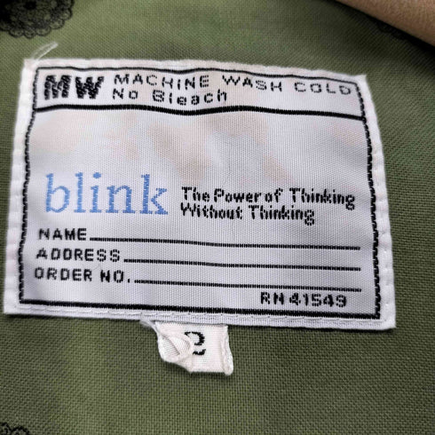 blink ダブルジップミリタリージャケット メンズ 2