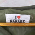 KKKKKK LINER JACKET スパンコールメッセージ キルティング ライナージャケット レディース import:M