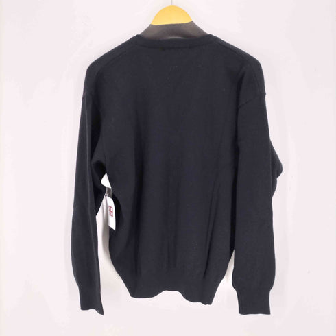 レセント LeCENT カシミヤ混 総柄Vネックセーター メンズ JPN:L