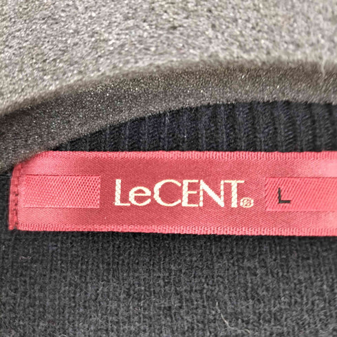 レセント LeCENT カシミヤ混 総柄Vネックセーター メンズ JPN:L