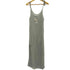 ザラ ZARA かぎ網 シアーメタリックキャミドレス レディース import:M