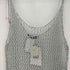 ザラ ZARA かぎ網 シアーメタリックキャミドレス レディース import:M
