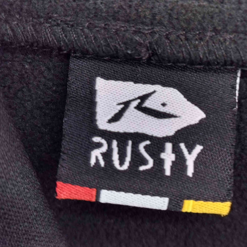 RUSTY ロゴ刺繍 フリース 裏地 シェルジャケット メンズ M