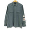ヴァンヒューゼン VAN HEUSEN SOFT SUEDE スエード地 ダブルポケットシャツ メンズ import:L