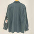 ヴァンヒューゼン VAN HEUSEN SOFT SUEDE スエード地 ダブルポケットシャツ メンズ import:L