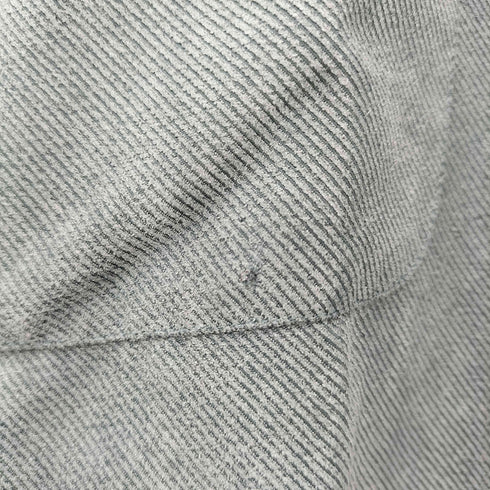 ヴァンヒューゼン VAN HEUSEN SOFT SUEDE スエード地 ダブルポケットシャツ メンズ import:L