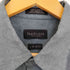 ヴァンヒューゼン VAN HEUSEN SOFT SUEDE スエード地 ダブルポケットシャツ メンズ import:L