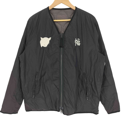 タイオン TAION 23AW 別注 Japan Special Reversible Vetjan Down Jacket ジャパンスペシャル リバーシブル ベトジャン ダウンジャケット クレイジーパターン パッカブル メンズ JPN:L