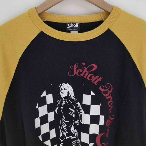 ショット Schott BASEBALL T-SHIRT PLAYING CARD メンズ import:XL