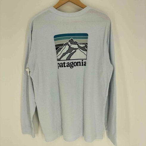 パタゴニア patagonia ロングスリーブ ラインロゴ リッジ レスポンシビリティー ロンT メンズ import:L