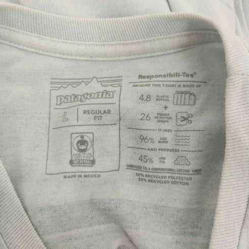 パタゴニア patagonia ロングスリーブ ラインロゴ リッジ レスポンシビリティー ロンT メンズ import:L