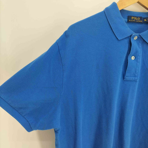 ポロラルフローレン POLO RALPH LAUREN ポニー刺繍 コットン S/S ポロシャツ メンズ import:XL