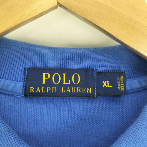 ポロラルフローレン POLO RALPH LAUREN ポニー刺繍 コットン S/S ポロシャツ メンズ import:XL