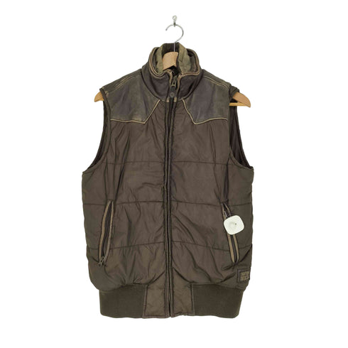 スコッチアンドソーダ SCOTCH&SODA フェイクレイヤード中綿ベスト メンズ S