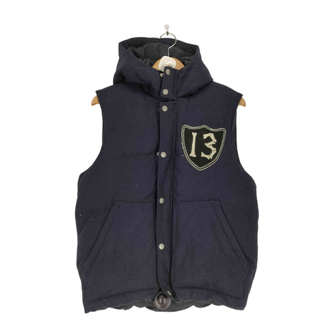 ダウンバイショット Down BY Schott ナンバリングワッペンダウンベスト メンズ M