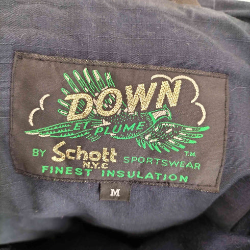 ダウンバイショット Down BY Schott ナンバリングワッペンダウンベスト メンズ M