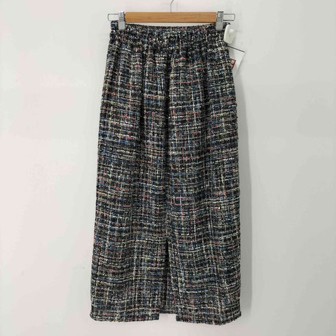 ナチュラルクチュール natural couture MIXツイードハイウエストタイトスカート レディース FREE