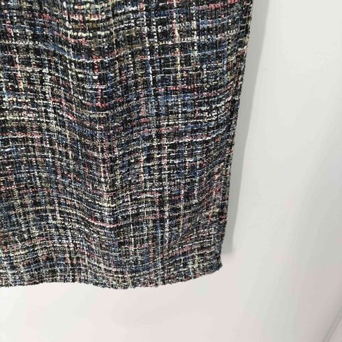 ナチュラルクチュール natural couture MIXツイードハイウエストタイトスカート レディース FREE