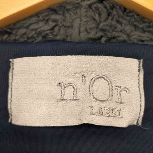 ノアールレーベル nOrLABEL 配色あったかボアパーカー レディース JPN:1