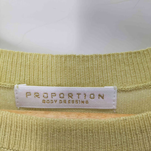 プロポーションバイボディードレッシング PROPORTION BODY DRESSING デコルテシアーフレアニット レディース FREE