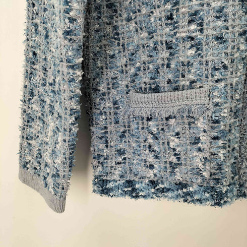 リランドチュール Rirandture ラメツイードニットジャケット レディース JPN:2