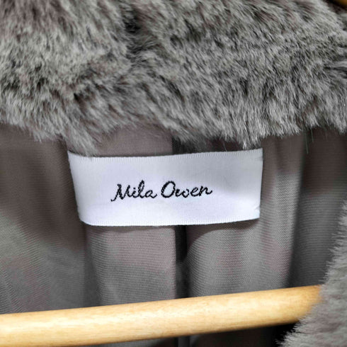 ミラオーウェン Mila Owen 金釦クロップドファージャケット レディース JPN:1