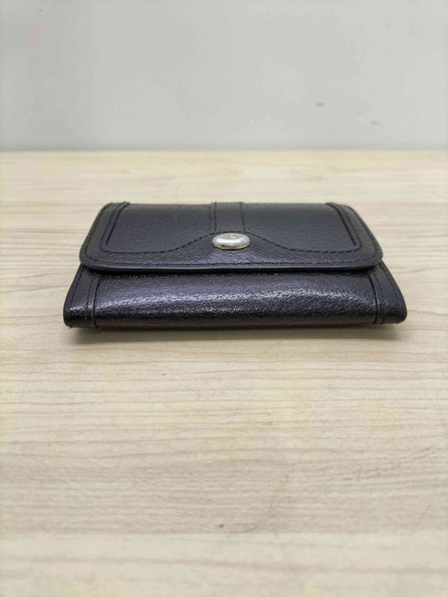 アニエスベーボヤージュ agnes b. VOYAGE シボ革 レザー 二つ折り カードケース コインケース レディース