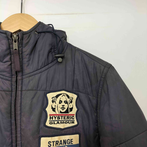 ヒステリックグラマー HYSTERIC GLAMOUR ワッペン 中綿 ジップアップパテッドジャケット メンズ JPN:S