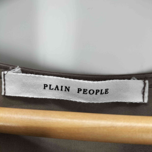 プレインピープル PLAIN PEOPLE ノースリーブ フレアワンピース レディース 3