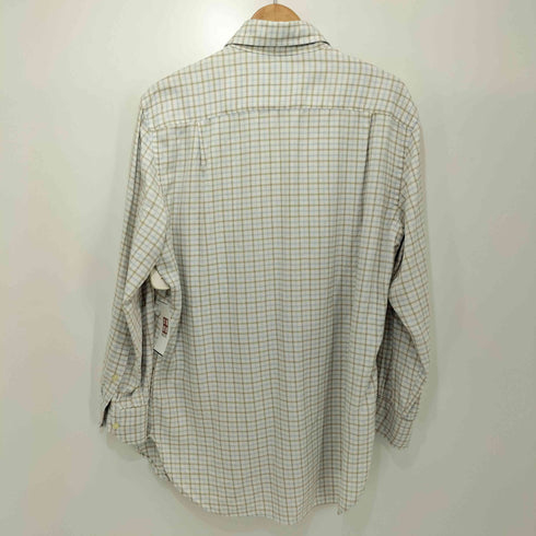 ビームスエフ BEAMS F ワイドカラーチェックL/Sシャツ メンズ