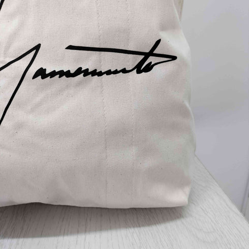 ヨウジヤマモト Yohji Yamamoto シグネチャーロゴキャンバストートバッグ メンズ ONE SIZE