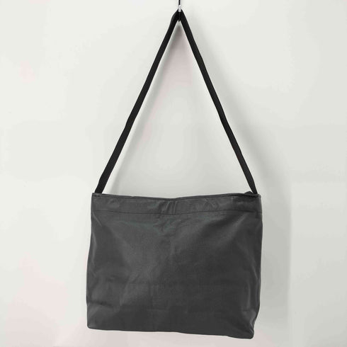 ヨウジヤマモト Yohji Yamamoto シグネチャーロゴカウレザーショルダーバッグ メンズ ONE SIZE