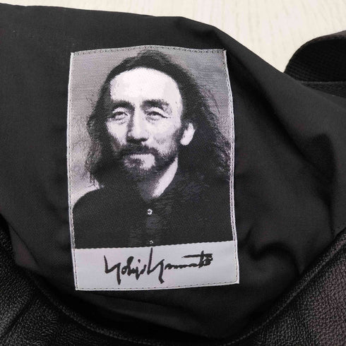 ヨウジヤマモト Yohji Yamamoto シグネチャーロゴカウレザーショルダーバッグ メンズ ONE SIZE