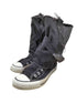 コンバース CONVERSE ×JUN OKAMOTO ALL STAR オールスター コラボ 星 ラメ レース ダメージ フリンジ リメイク ニーハイ ドッキング スニーカー ブーツ レディース CONVERSE:4 1/2